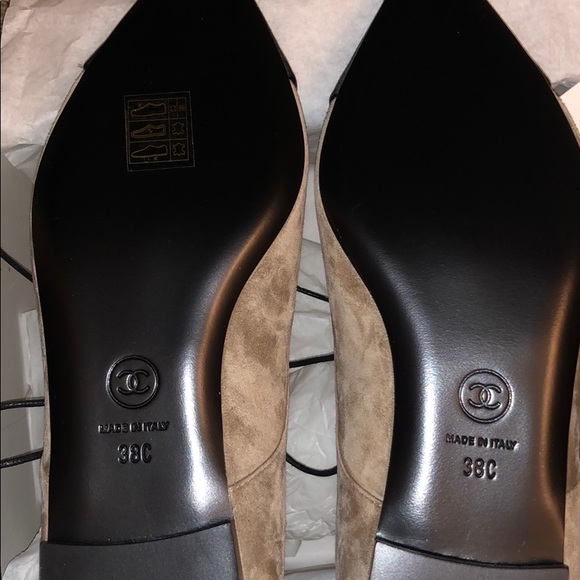 LACE UP VELOU/BEIGE/38/C - Picture 6 of 6